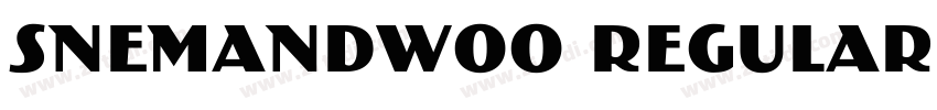 SnemandW00 Regular R字体转换